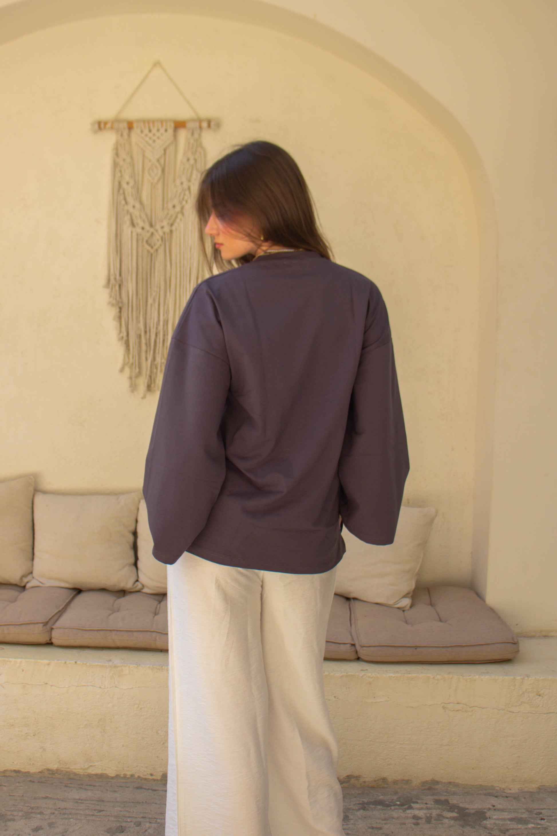 Charcoal Long Sleeved Tshirt