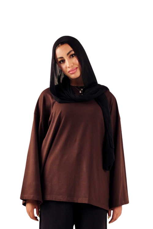 Brown Long Sleeved Tshirt