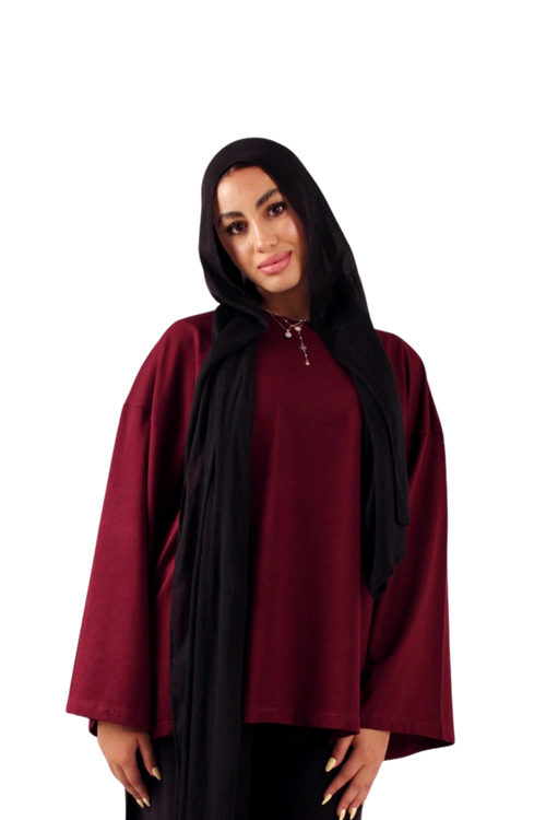 Burgundy Long Sleeved Tshirt