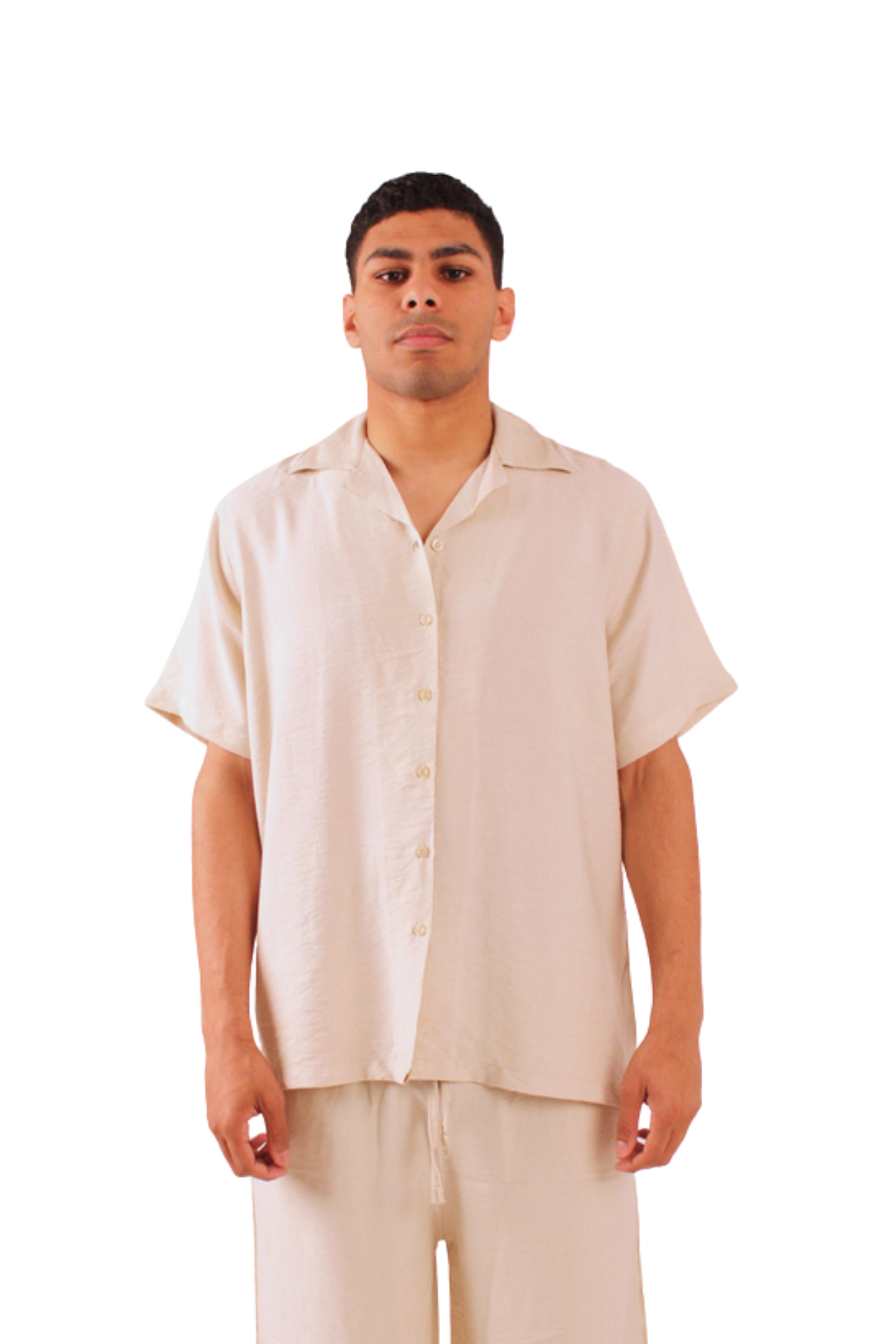 Beige Linen Shirt