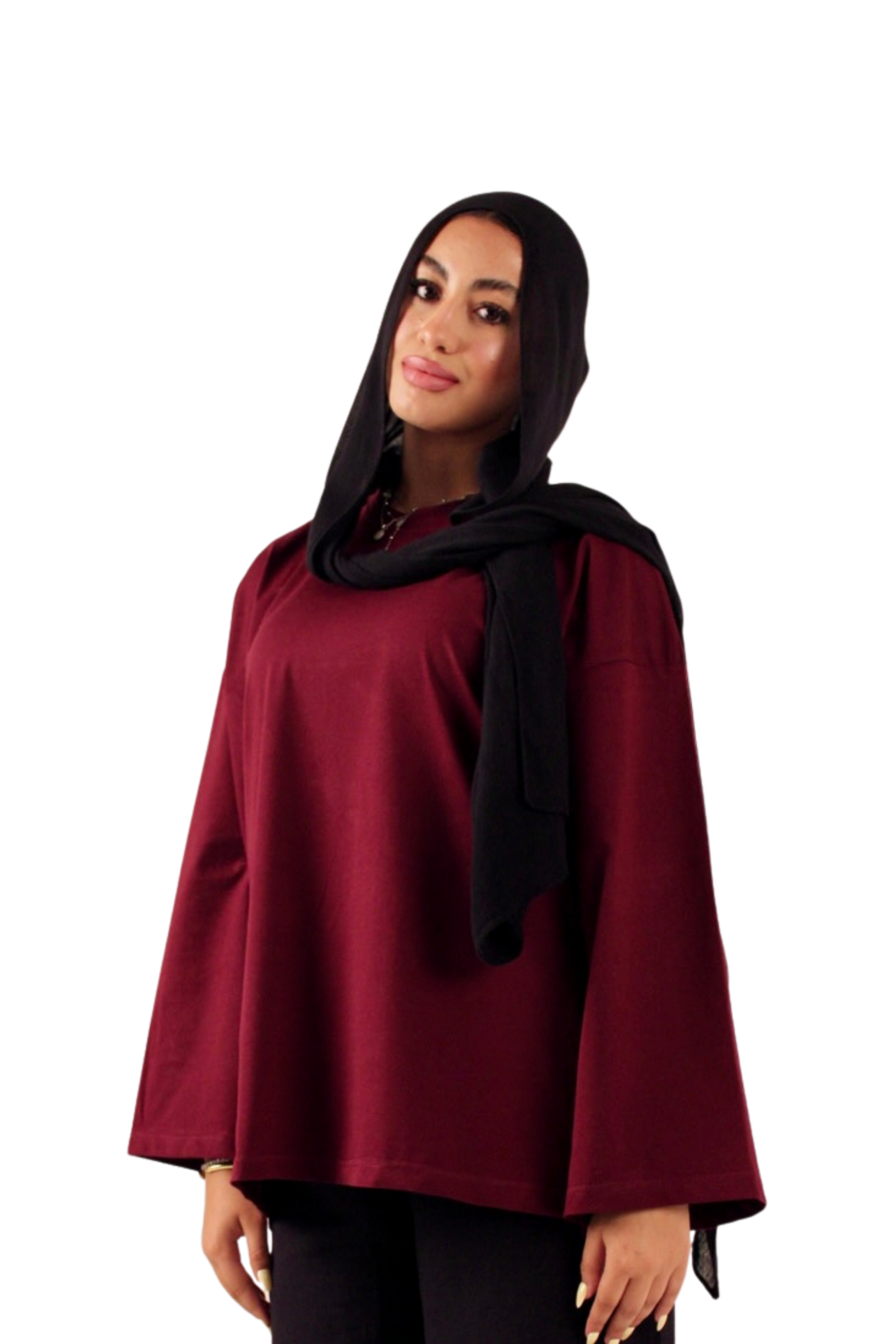 Burgundy Long Sleeved Tshirt