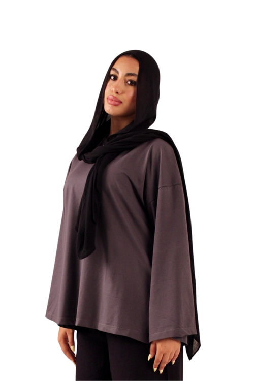 Charcoal Long Sleeved Tshirt