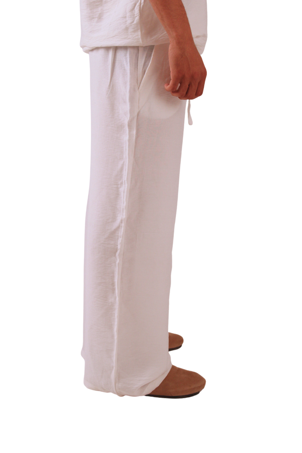 White Linen Pants