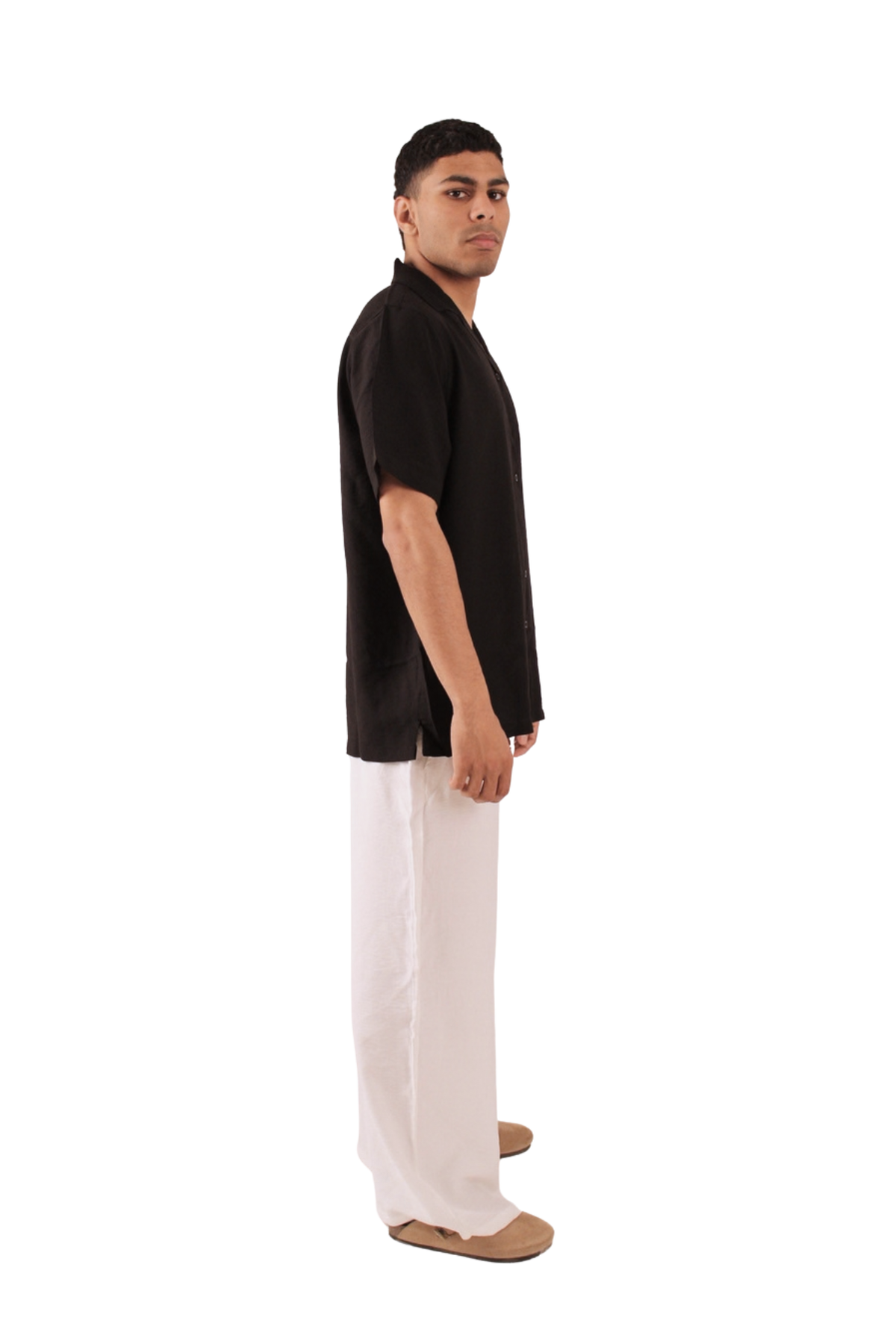 Black Linen Shirt