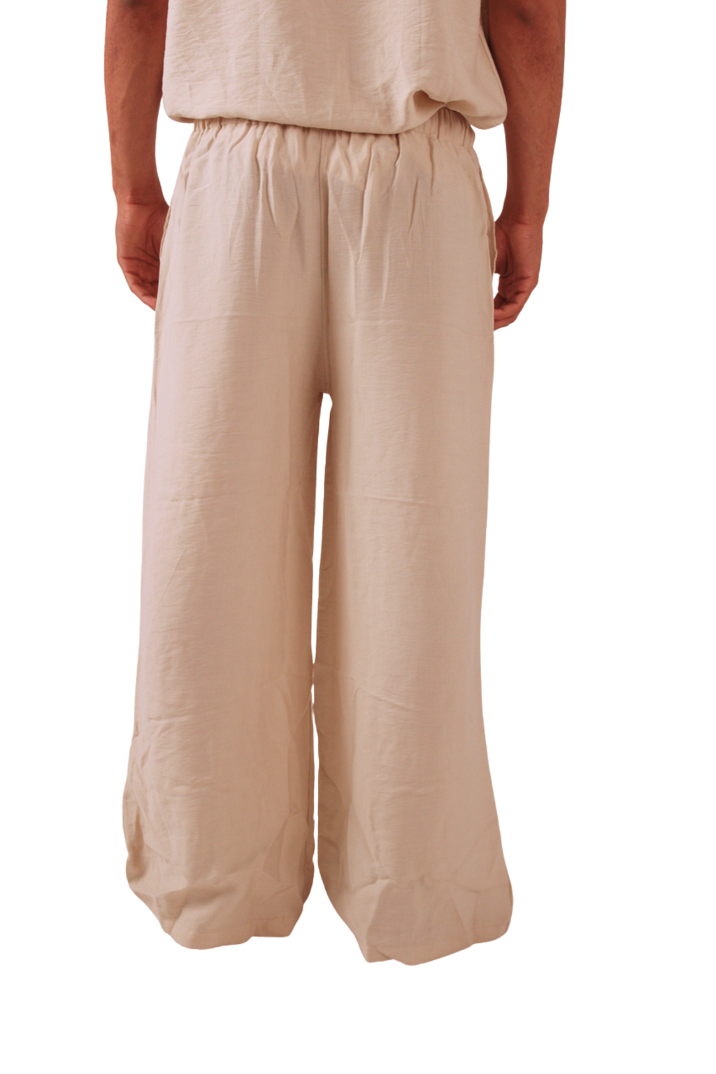Beige Linen Pants