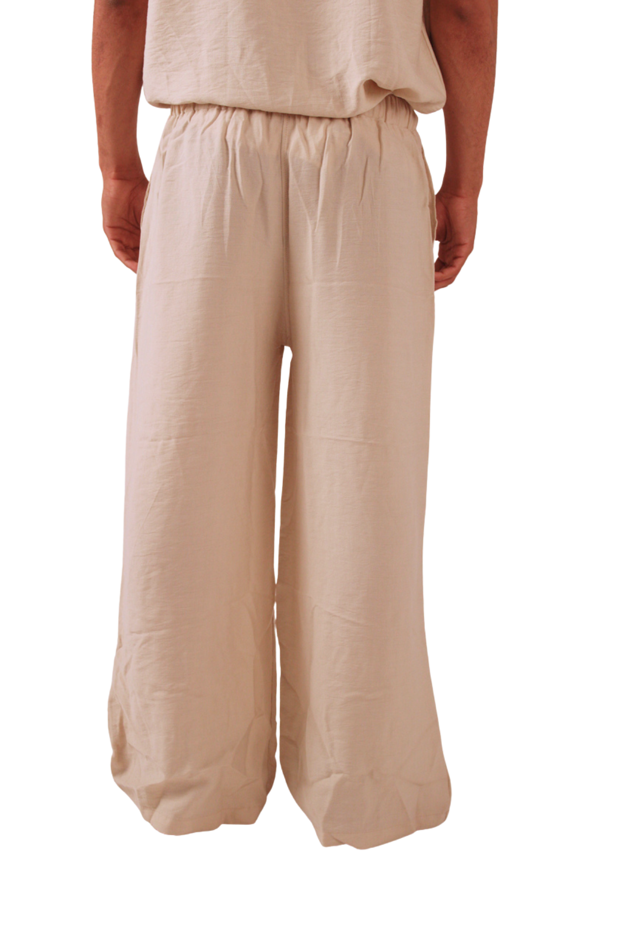 Beige Linen Pants