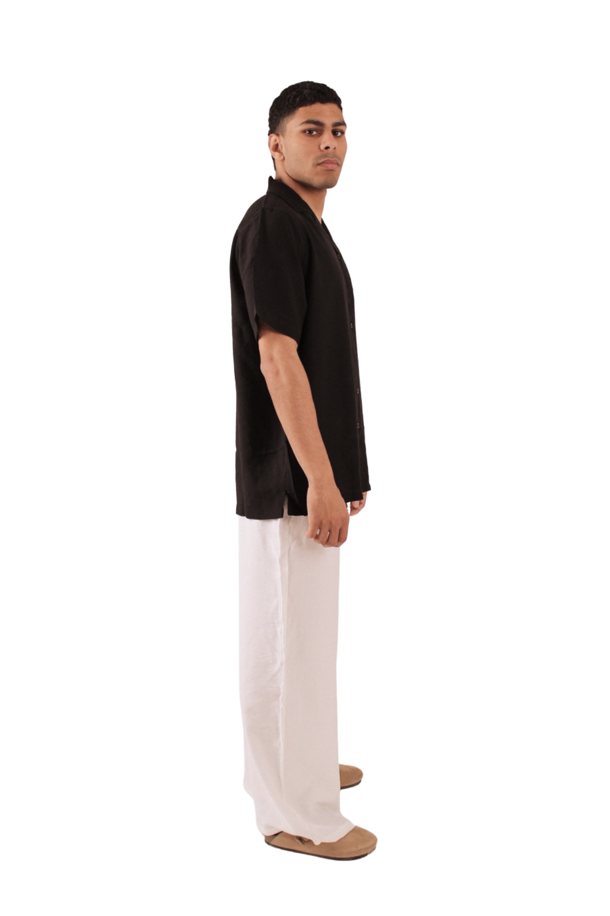 Black Linen Shirt
