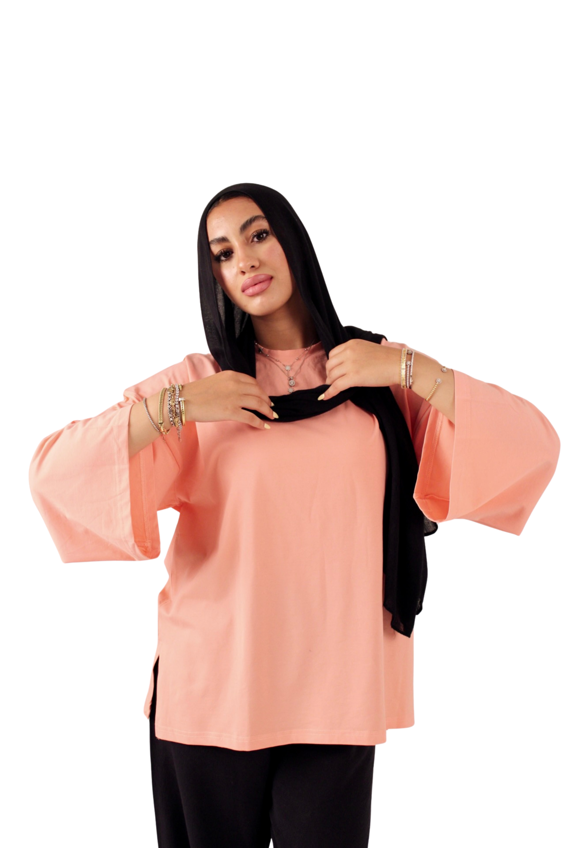 Peach Long Sleeved Tshirt