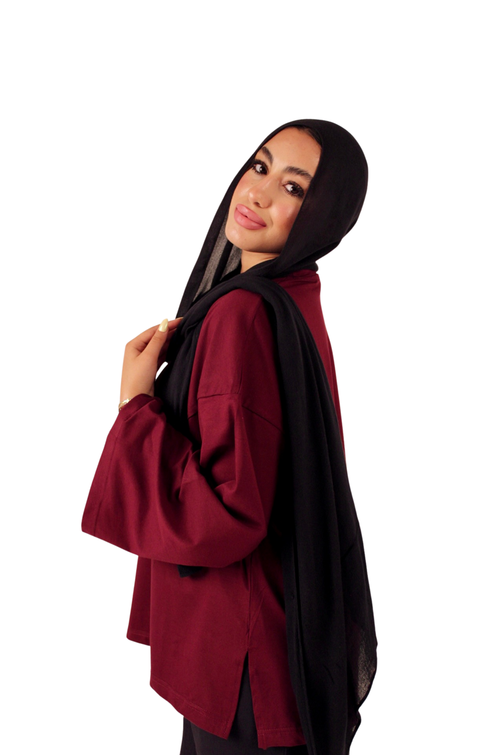 Burgundy Long Sleeved Tshirt