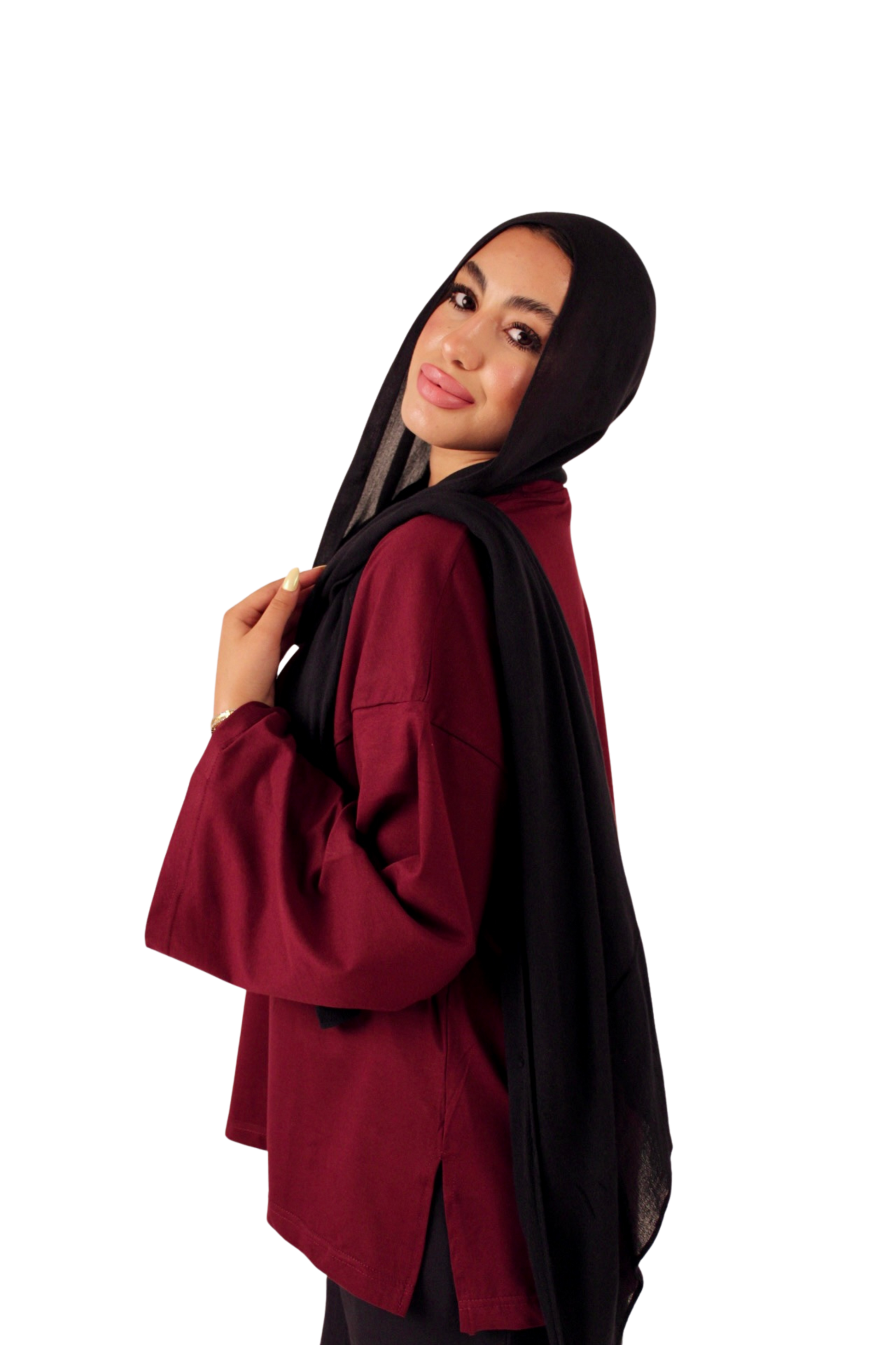 Burgundy Long Sleeved Tshirt