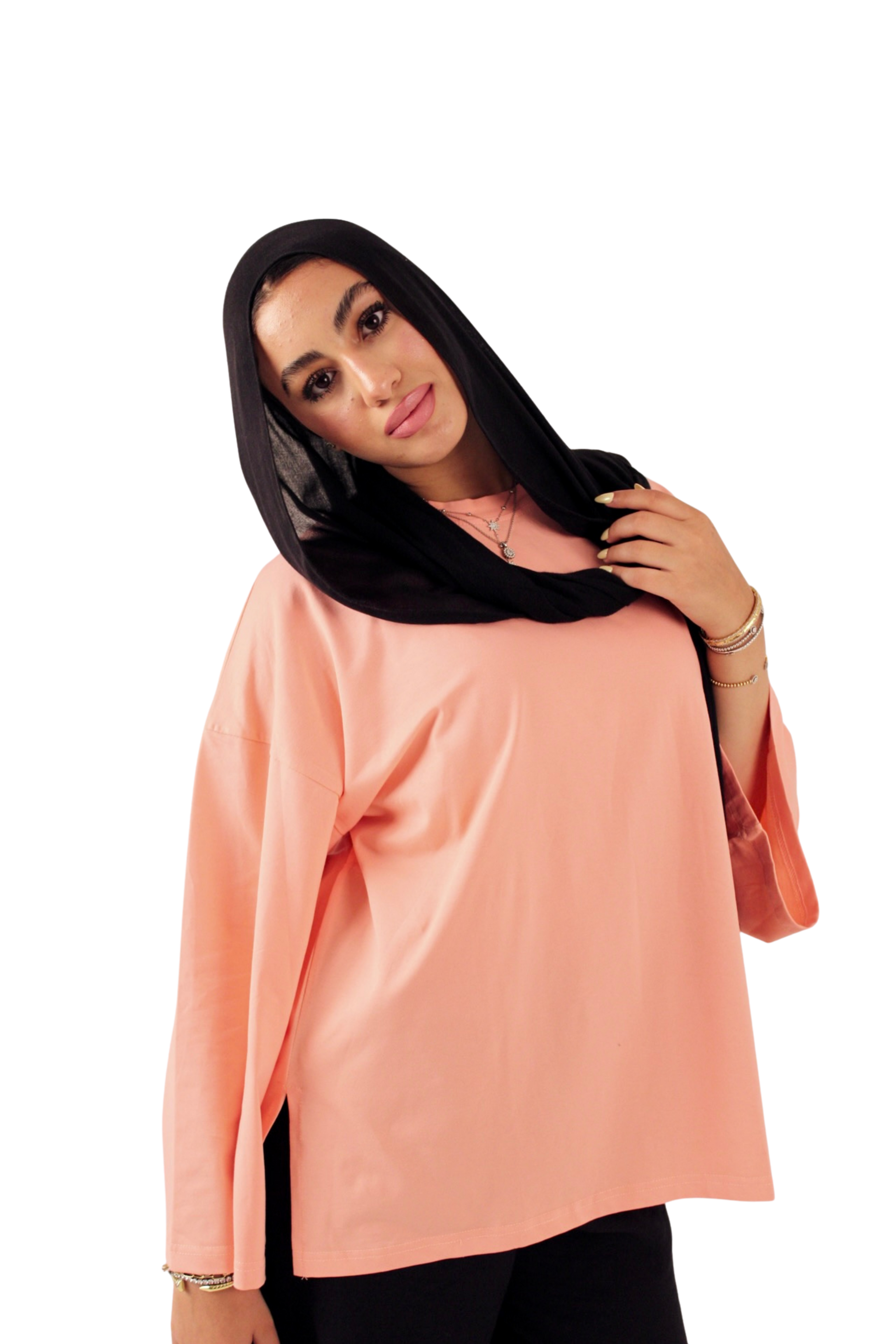 Peach Long Sleeved Tshirt