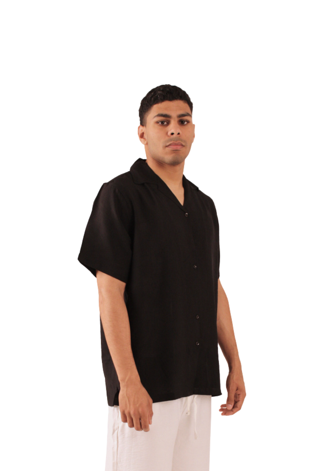 Black Linen Shirt