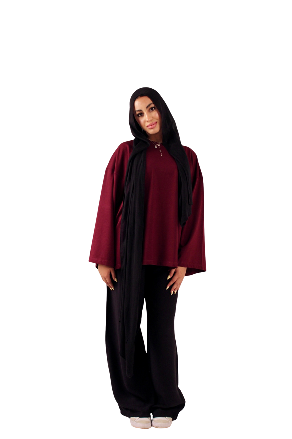 Burgundy Long Sleeved Tshirt