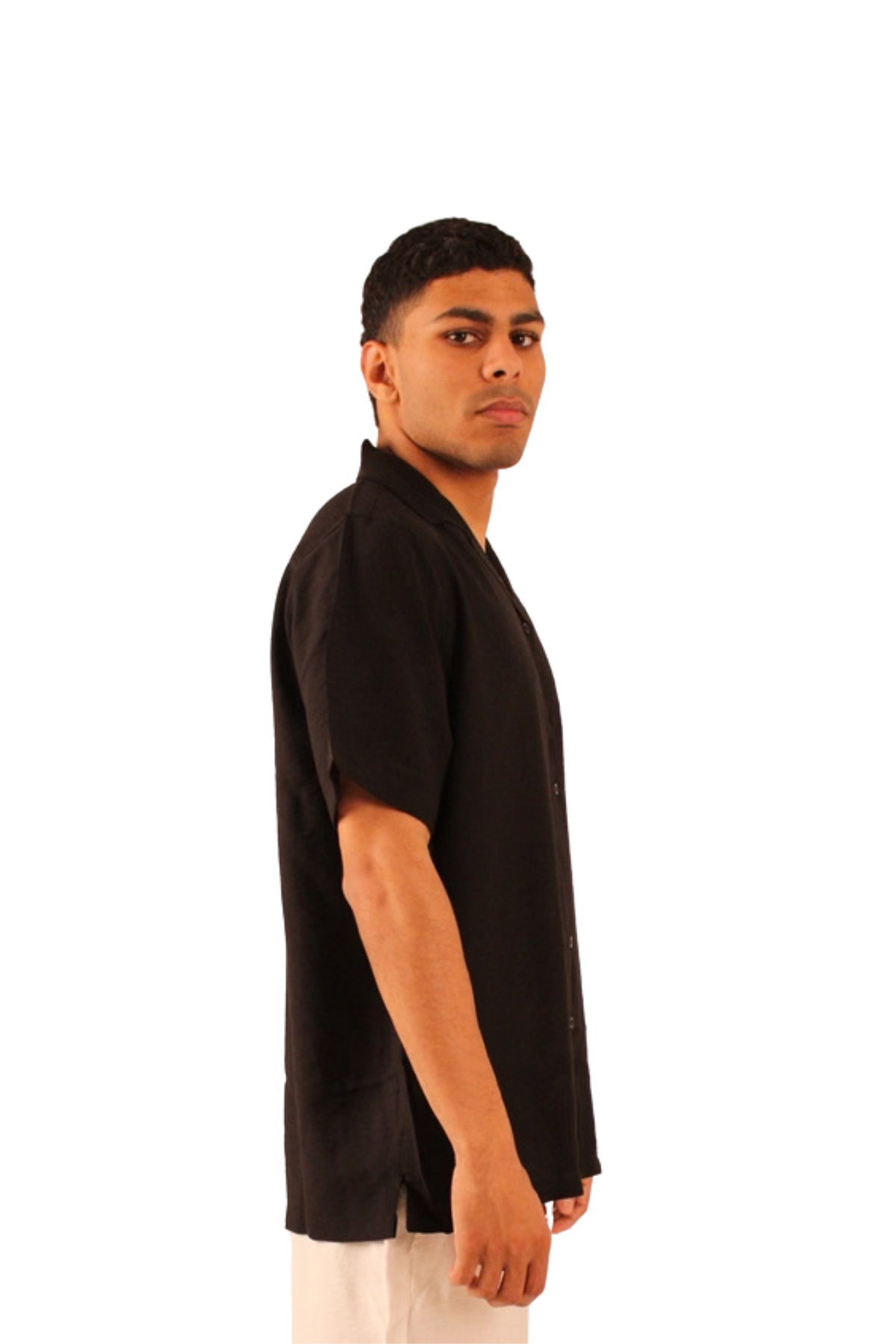 Black Linen Shirt