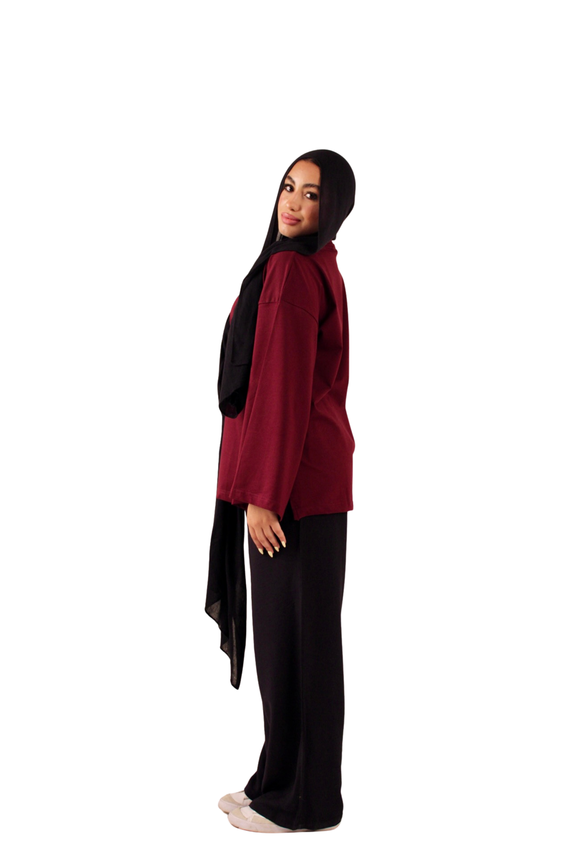 Burgundy Long Sleeved Tshirt